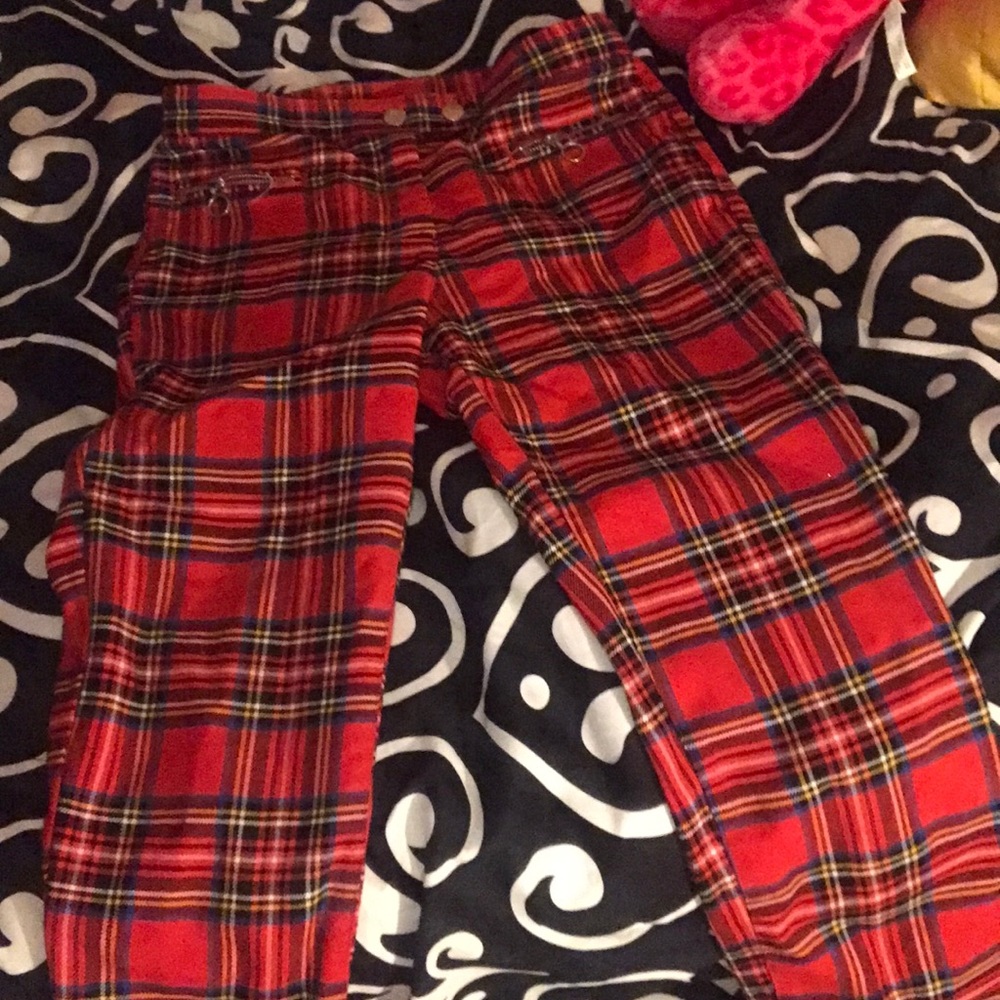 Plaid pants